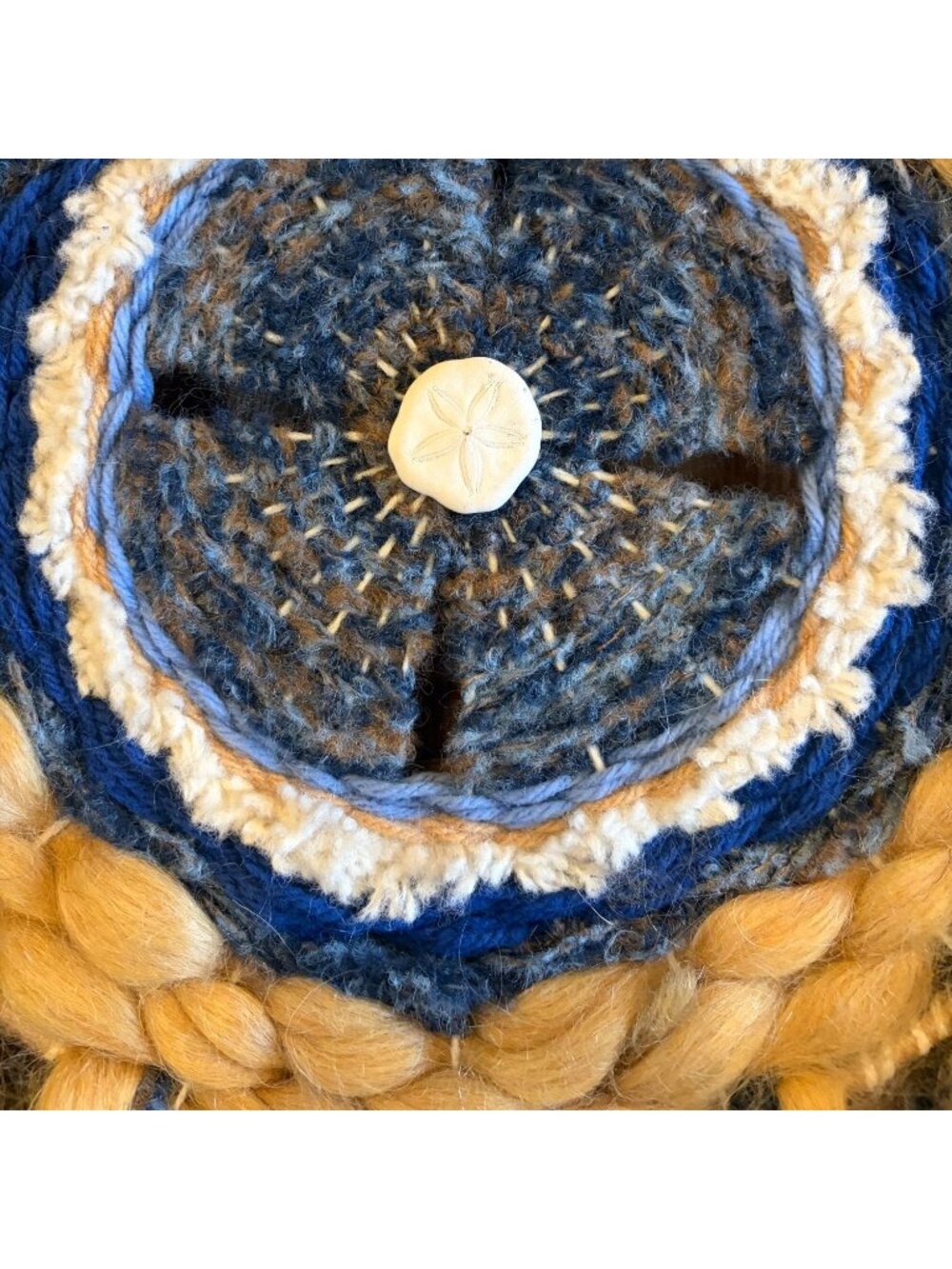 Vintage Woven Wool Mandala Dream Catcher - Picture 9 of 11